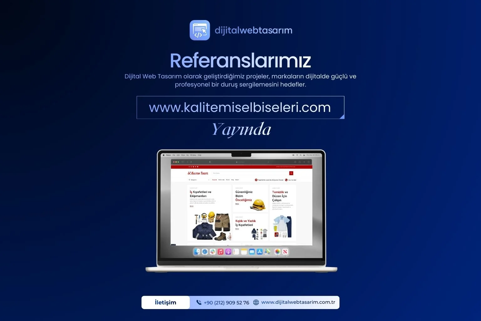 Kalitem İş Elbiseleri — Web Tasarım